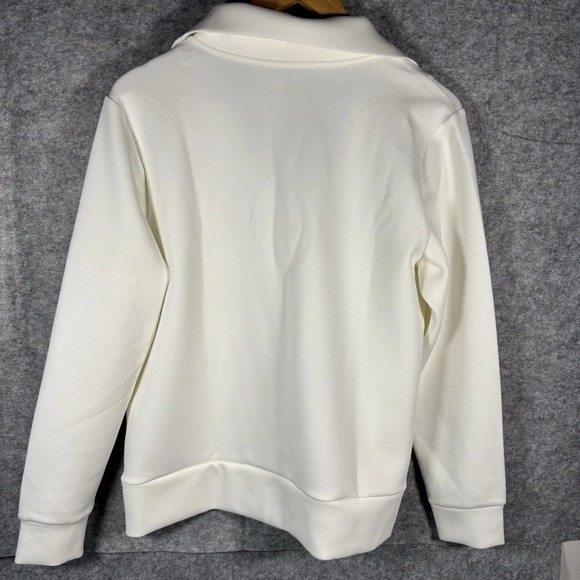 NWT $138 Lilly Pulitzer UPF 50+ Pullover, Coconut White Size LARGE - Picture 4 of 8